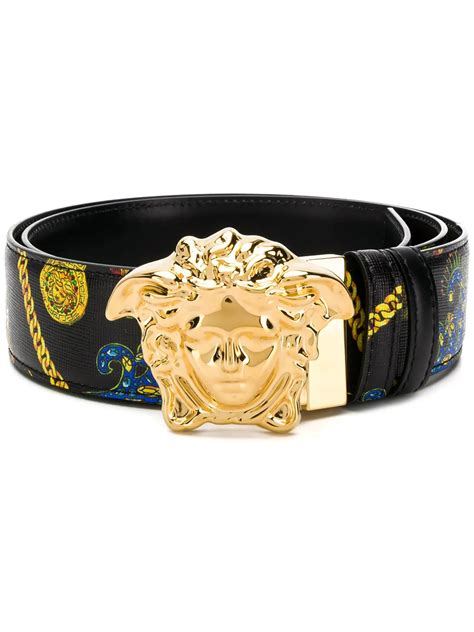 versace classic belt|versace medusa head belt.